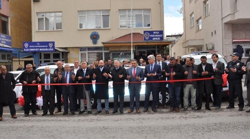 Develi Emniyetine 3 Adet Araç Hibe Edildi