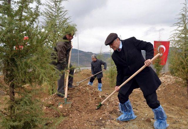 15 Temmuz Şehitler Ormanında Fidan Dikimi