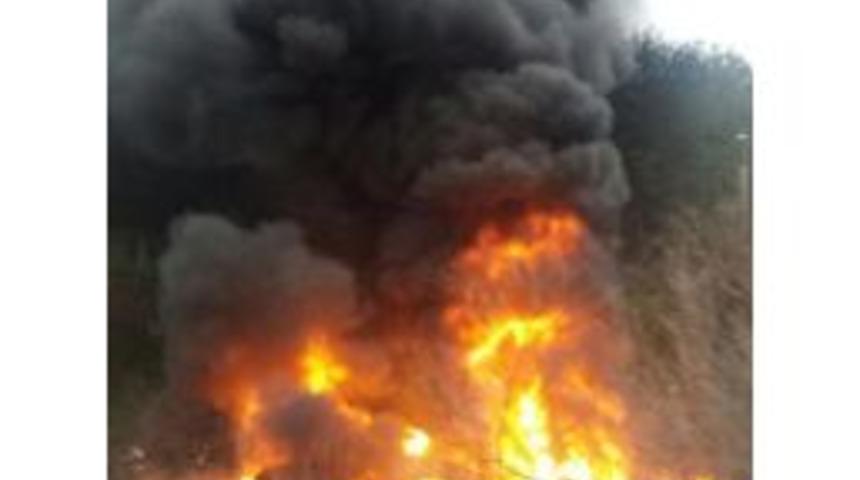 Edremit&rsquo;te Metrelerce Y&uuml;kselen Alevler Korkuttu