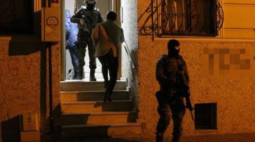 İstanbul'da Eş Zamanlı Polis Operasyonu