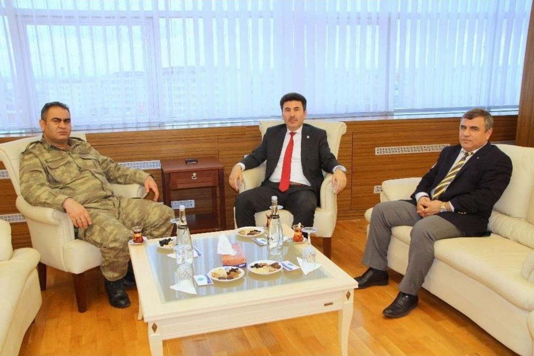 7 Aralık &Uuml;niversitesi Rekt&ouml;r&uuml; Prof.dr. Karacoşkun&rsquo;a Ziyaretler S&uuml;r&uuml;yor