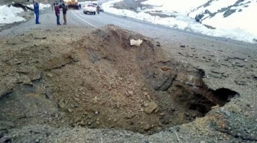 Bitlis'te Yol Kenarında Bulunan 500 Kiloluk Patlayıcı Imha Edildi