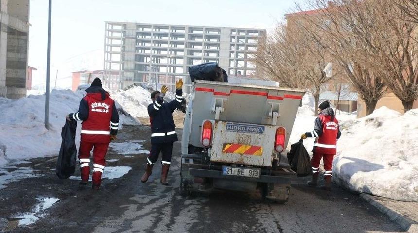 Bitlis Belediyesi Temizlik &Ccedil;alışmaları Başladı