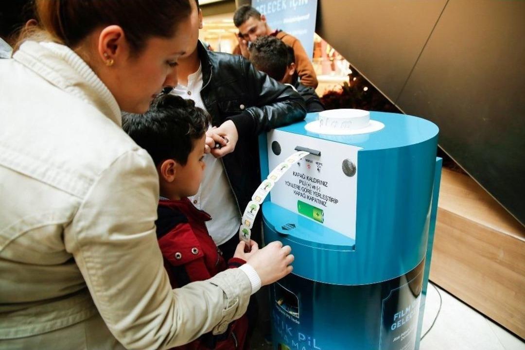 Atık Piller Sinema Biletine D&ouml;n&uuml;şt&uuml;