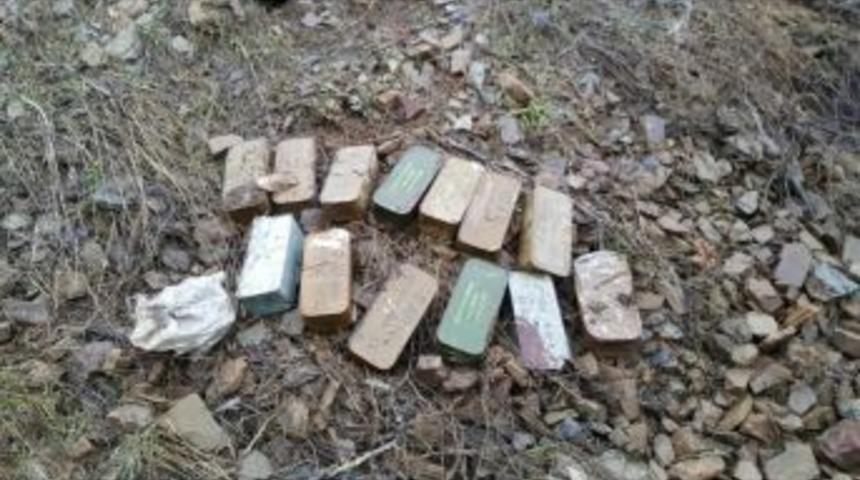 Kayalıkların Altında M&uuml;himmat Bulundu