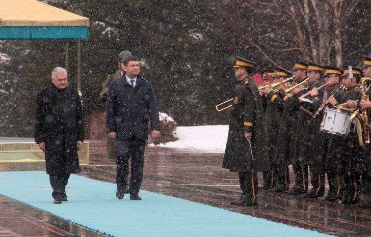 Başbakan Yıldırım, Ukrayna Başbakanı Groysman’ı Resmi Törenle Karşıladı G5