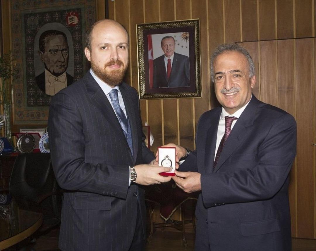 Bilal Erdoğan&rsquo;dan Rekt&ouml;r &Ccedil;omaklı&rsquo;ya Ziyaret