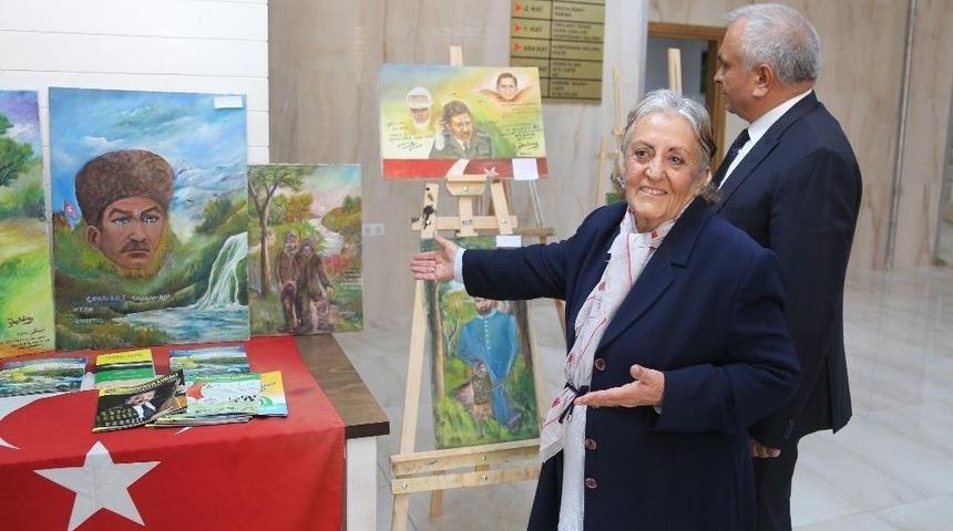 Erdemli&rsquo;de Bayırbucak T&uuml;rkmenleri Yararına Yağlı Boya Resim Sergisi