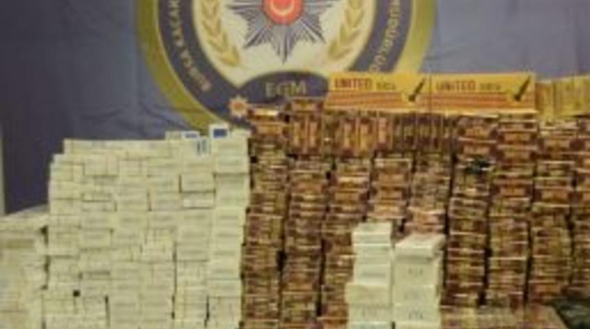 Bursa&rsquo;da 9 Bin 250 Paket Ka&ccedil;ak Sigara Ele Ge&ccedil;irildi