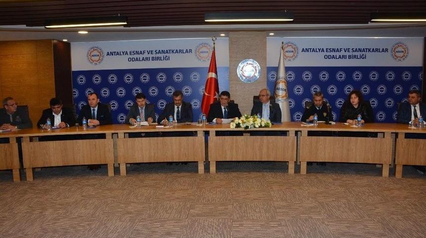 Muratpaşa Kaymakam Arısoy, Oda Başkanlarıyla Buluştu