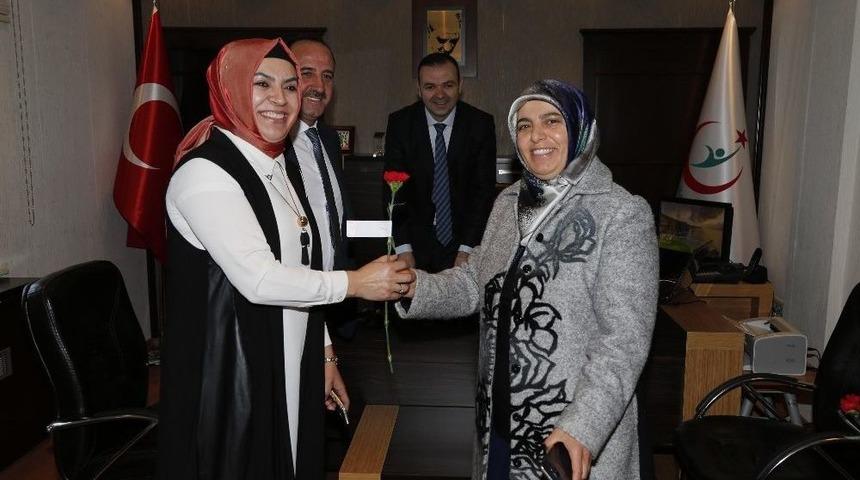 Başkan Duruay&rsquo;dan, Adsm Ve Hasvak Hastanesi&rsquo;ne Tıp Bayramı Ziyareti