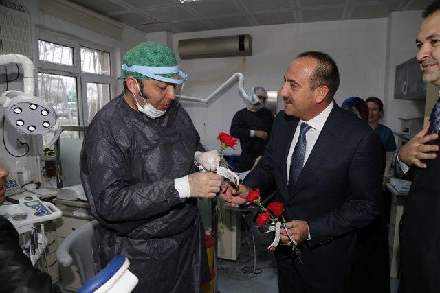 Başkan Duruay’dan, Adsm Ve Hasvak Hastanesi’ne Tıp Bayramı Ziyareti
