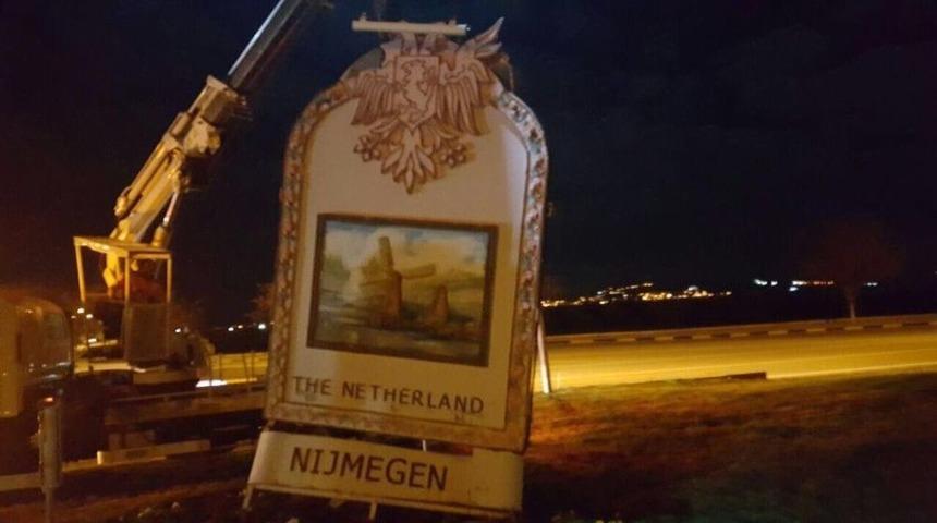 Gaziantep&rsquo;ten Hollanda&rsquo;ya Tabelalı Tepki