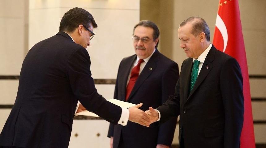 Cumhurbaşkanı Erdoğan, Kosta Rika B&uuml;y&uuml;kel&ccedil;isini Kabul Etti