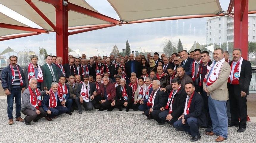 Başkan Erg&uuml;n&rsquo;den Akhisarlı Muhtarlarla Buluştu