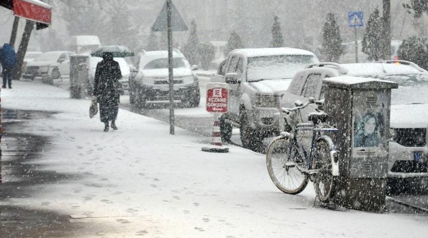 Kahramanmaraş&rsquo;ta Kar Yağışı