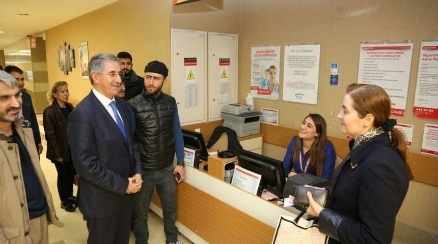 Başkan Yanılmaz&rsquo;dan Hastane Ziyareti
