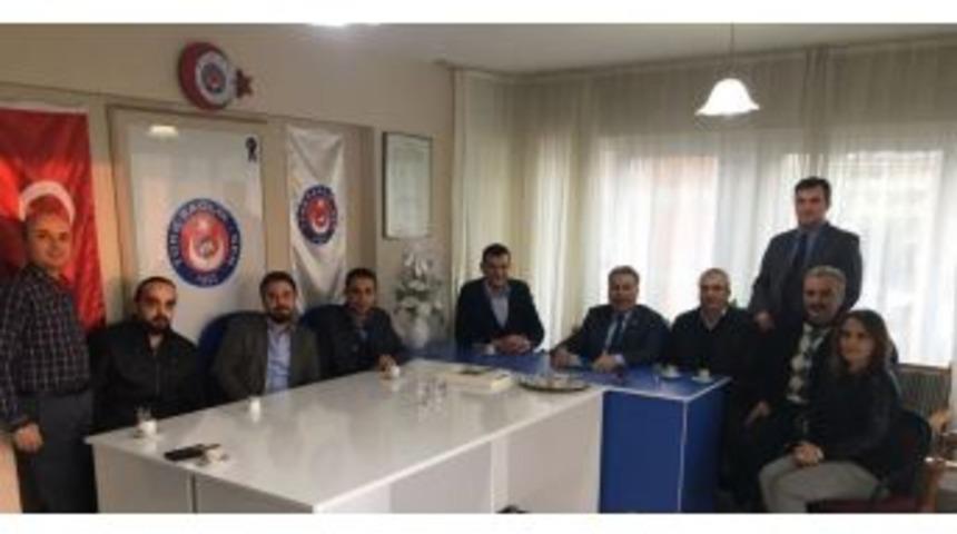 Aydın Mhp&rsquo;den T&uuml;rk Sağlık Sen&rsquo;e Ziyaret