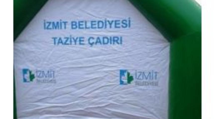 İzmit&rsquo;te Cenaze Evlerine Taziye &Ccedil;adırı Hizmeti
