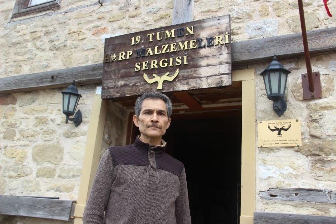 (&ouml;zel Haber) İmamın Savaş Objeleri Merakı, K&ouml;ye M&uuml;ze Kazandırdı