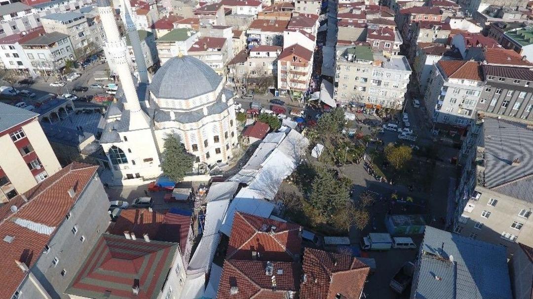 (&ouml;zel Haber) Semt Pazarlarının &Ccedil;evreye Etkisi Havadan G&ouml;r&uuml;nt&uuml;lendi