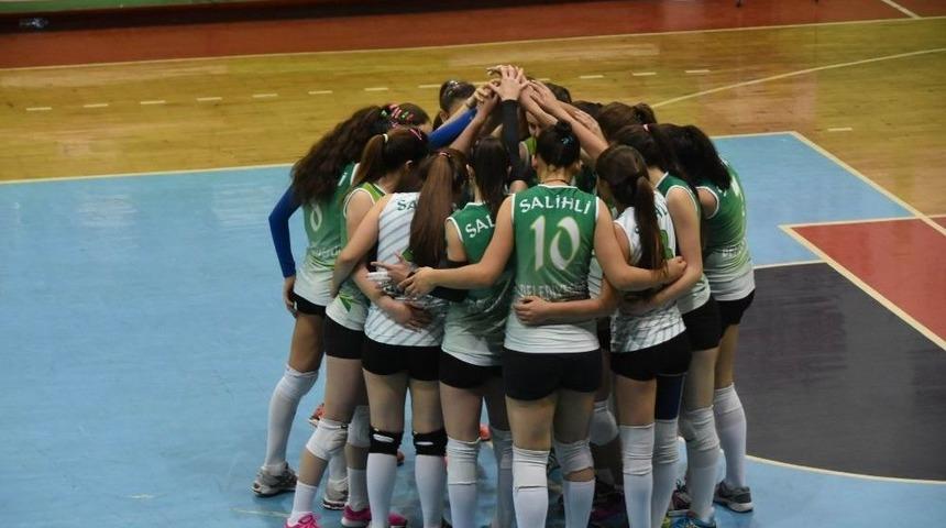 K&uuml;&ccedil;&uuml;k Kızlar Filede Manisa Birincisi Oldu