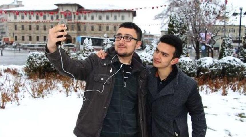 Sivas'ta Kar Yağışı