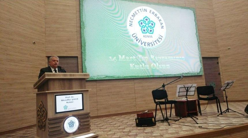 Ne&uuml;&rsquo;de 14 Mart Tıp Bayramı&rsquo;nda Mazlumlara Karşı Duyarsız Kalan D&uuml;nya Eleştirildi