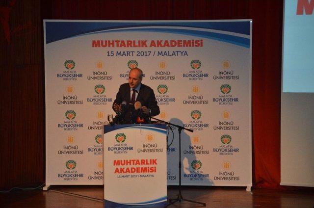 Başbakan Yardımcısı Kurtulmuş, Muhtarlar Akademisi’nde İlk Dersi Verdi