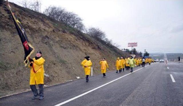 57 nci Alay ı Temsil Eden 57 G&ouml;n&uuml;ll&uuml;, &Ccedil;anakkale ye Y&uuml;r&uuml;yor 1