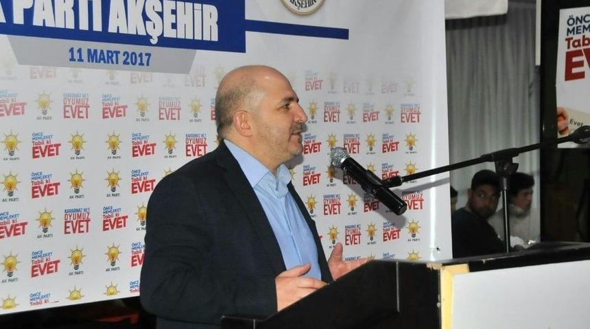 Ak Partili Baloğlu, Akşehir&rsquo;de Referandum &Ccedil;alışmalarına Katıldı