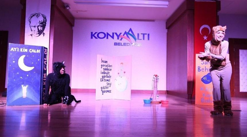 Konyaaltı&rsquo;nda Kreş &Ouml;ğrencilerine Tiyatro