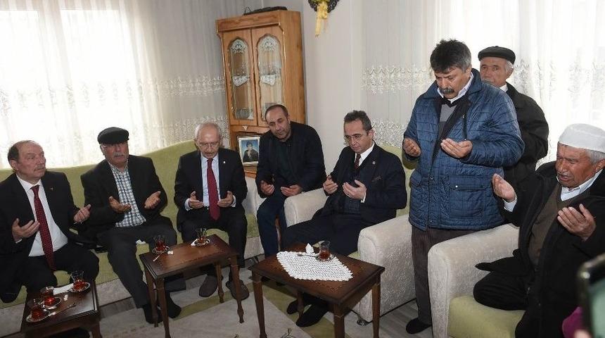 Chp Lideri Kılıçdaroğlu’ndan Bilal Ailesine Taziye Ziyareti