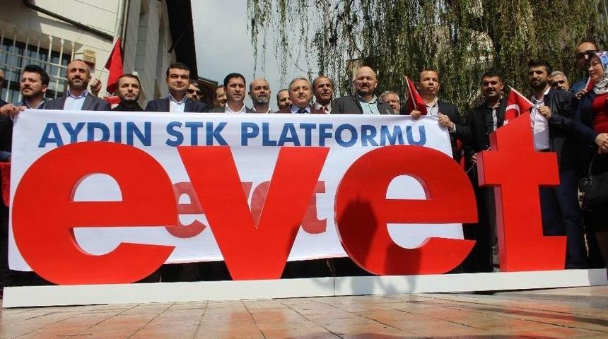 Aydın’da Stk’lardan ‘evet’ Açıklaması