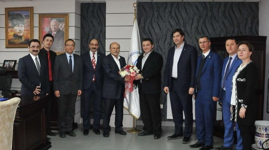 Sendikacılardan Başkan Bakıcı&rsquo;ya Ziyaret