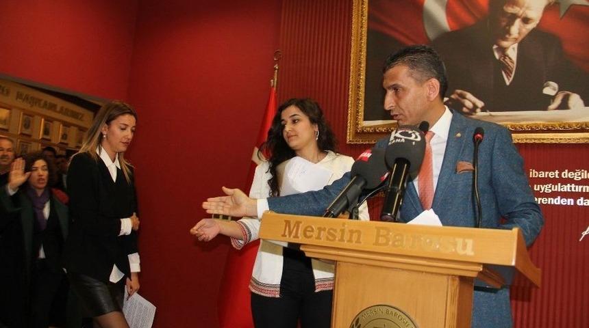 Baro Başkanı Er, T&uuml;m Kadınlardan &Ouml;z&uuml;r Diledi