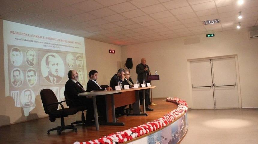 &lsquo;102&rsquo;inci Yılında &Ccedil;anakkale Harek&acirc;tını Hatırlarken&rsquo; Paneli