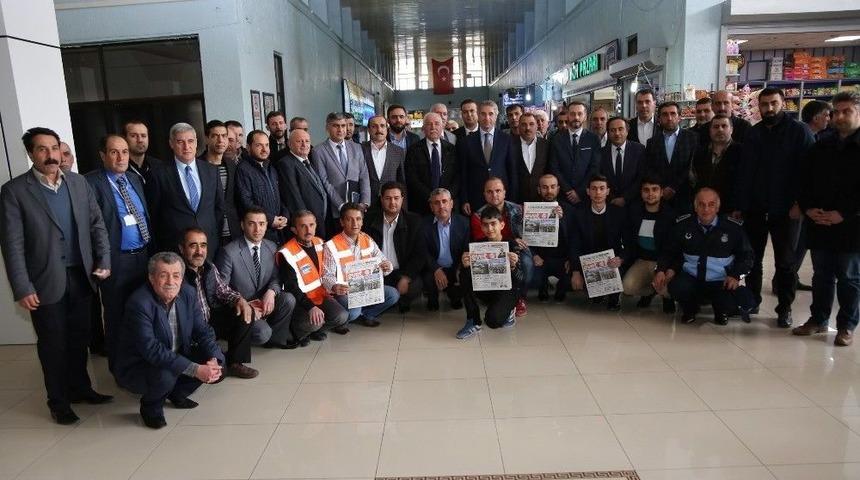 Başkan Yanılmaz, Terminal Esnafı İle Bir Araya Geldi