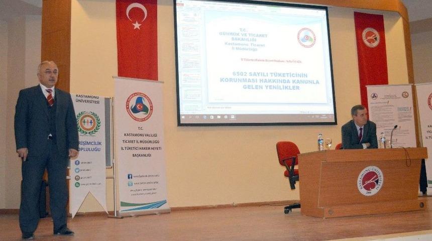 Kastamonu&rsquo;da &lsquo;t&uuml;ketici Hakları&rsquo; Konulu Konferans Verildi
