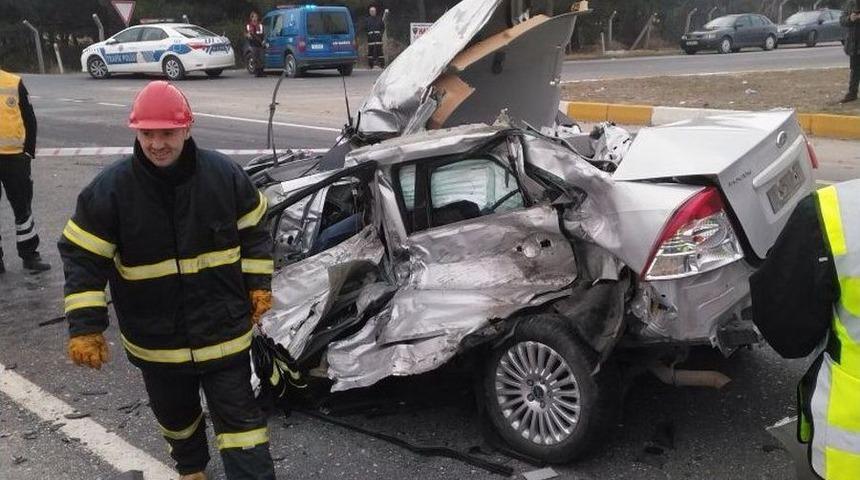 Uşak&rsquo;ta Trafik Kazası: 1 &Ouml;l&uuml;