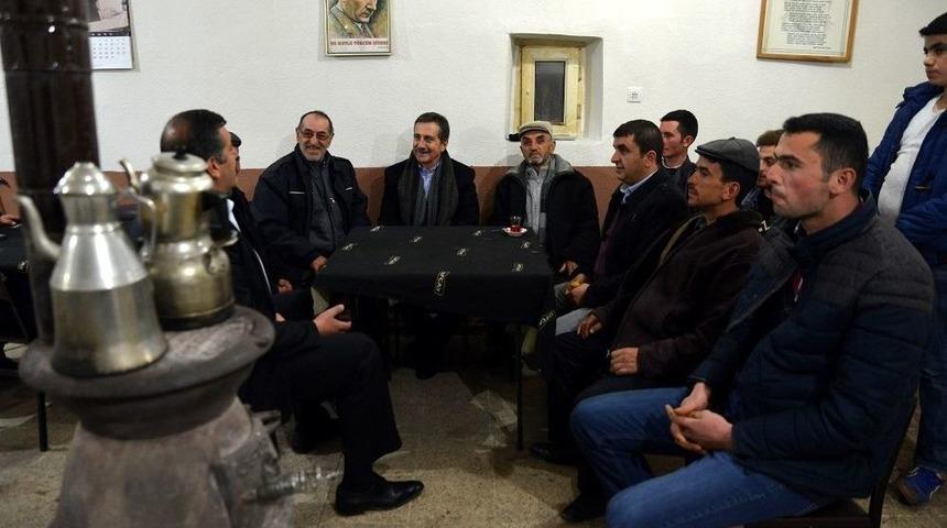 Başkan Ata&ccedil; Ziyaretlerini S&uuml;rd&uuml;r&uuml;yor