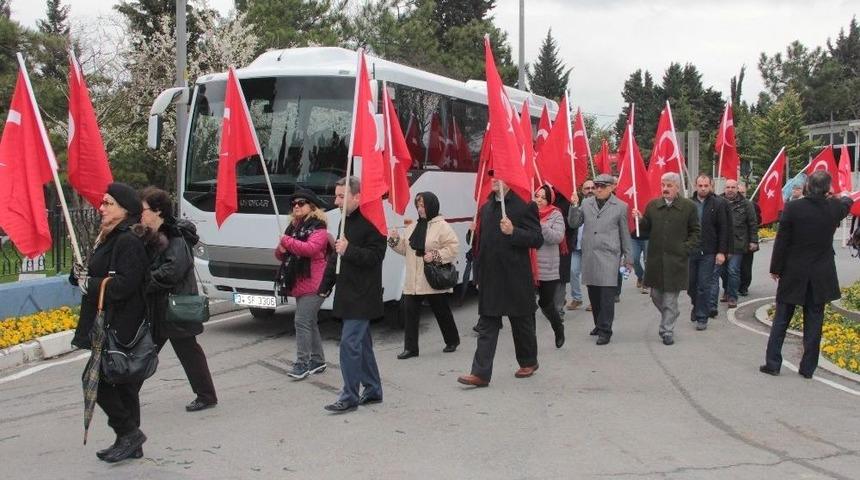 16 Mart Şehitleri Edirnekapı&rsquo;da Anıldı