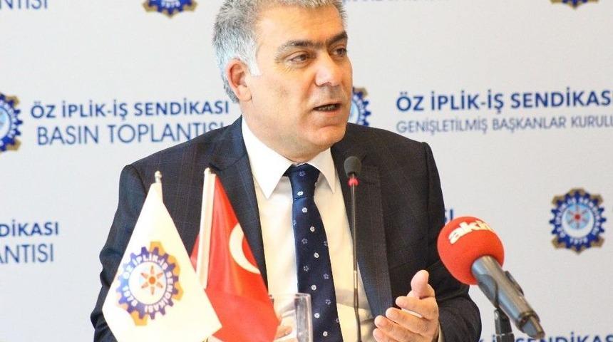 &Ouml;z İplik-iş Sendikası Genel Başkanı İnan&ccedil;: &ldquo;avrupa, T&uuml;rkiye&rsquo;den Ka&ccedil;an Ve Yargı Tarafından Su&ccedil;lu İlan Edilen Herkesi Bağrına Bastı&rdquo;