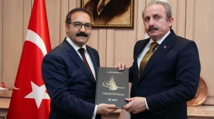 Tbmm Anayasa Komisyon Başkanı Şentop’tan Rektör Gür’e Nezaket Ziyareti