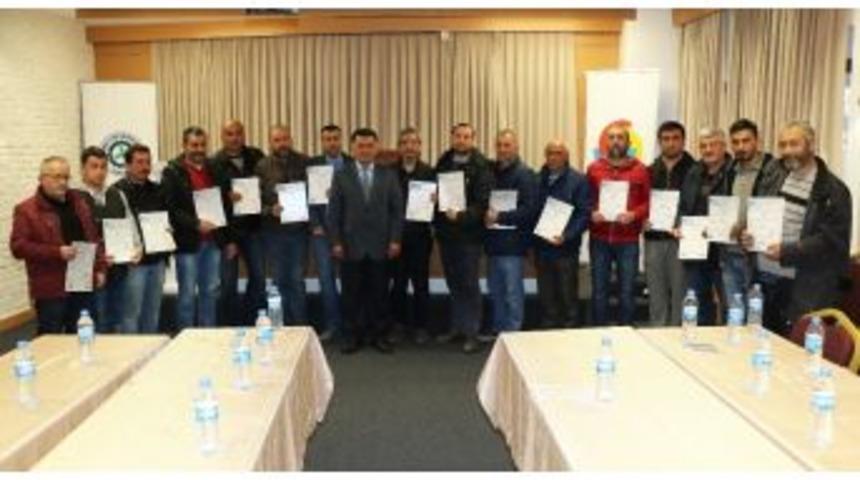 Kaynak Ustaları Yeterlilik Belgelerini Aldı