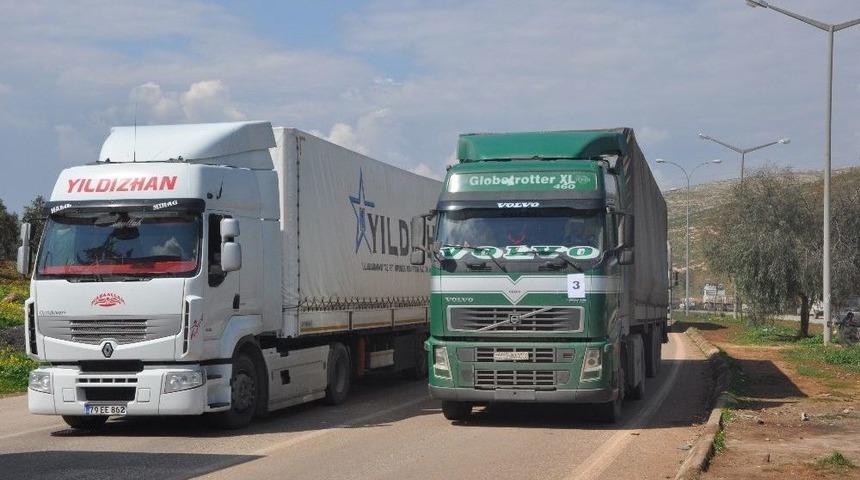 Bm&rsquo;den Suriye&rsquo;ye 21 Tır Yardım