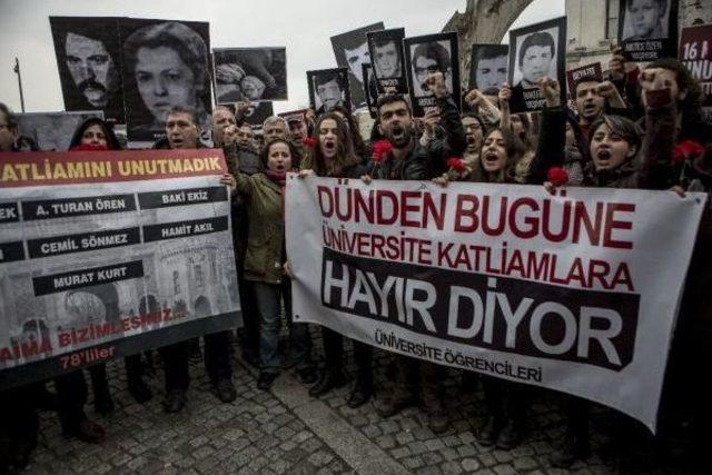 Beyazıt'ta 16 Mart Ve Halepçe Protestosu