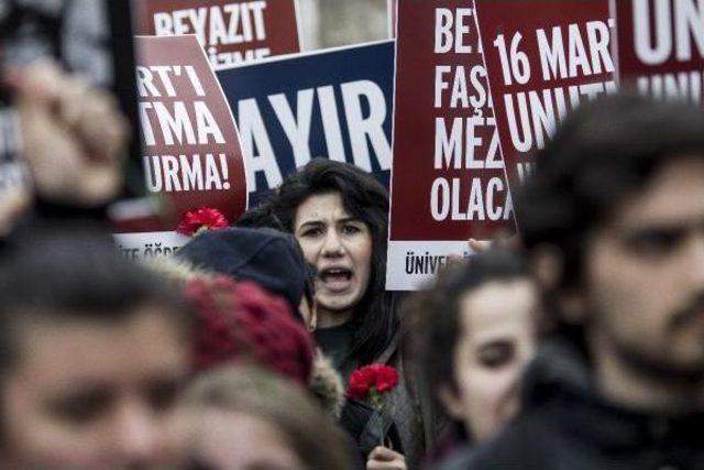 Beyazıt'ta 16 Mart Ve Halepçe Protestosu