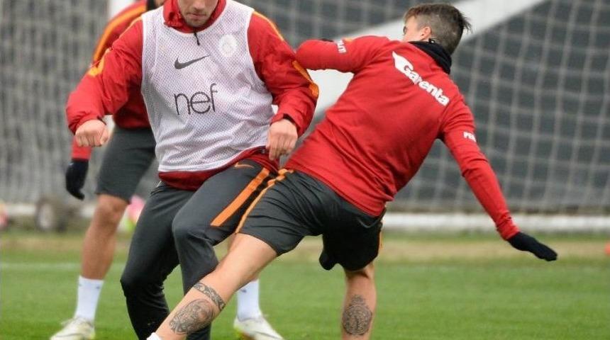 Galatasaray, Trabzonspor Ma&ccedil;ı Hazırlıklarını S&uuml;rd&uuml;rd&uuml;