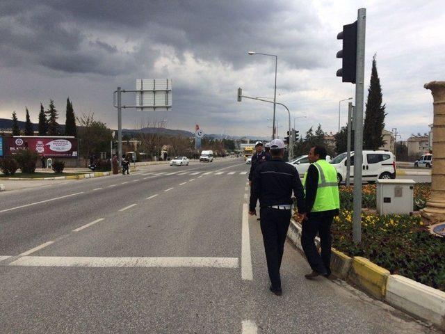 Adıyaman Atatürk Bulvarında Trafik Akışı Sağlandı